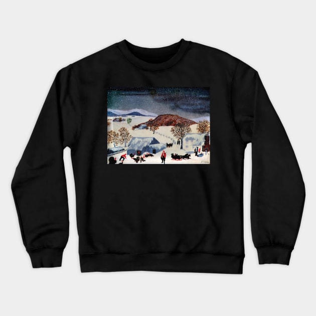 grandma moses Crewneck Sweatshirt by QualityArtFirst